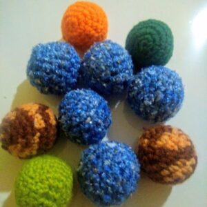20adet Örgü kedi topu